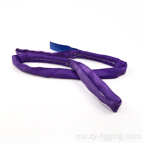 12T Polyester Round Webbing Sling untuk mengangkat